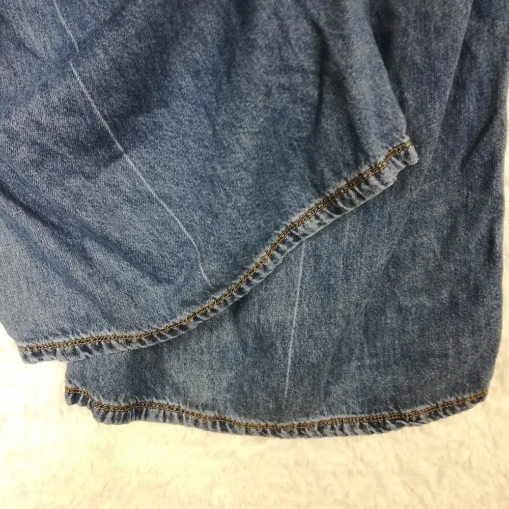Judy Blue Womens Jeans Wide Leg Blue Denim High Rise Featherweight Palazzo 16W